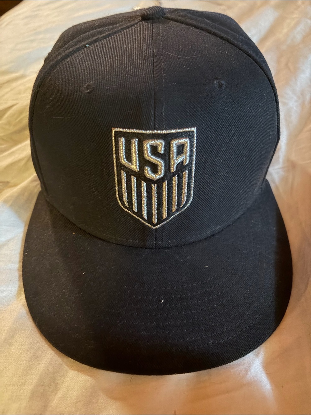 USA Embroidered Black Baseball Cap